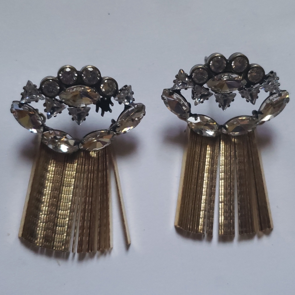 Anthropologie Fireworks Post Earrings Defect